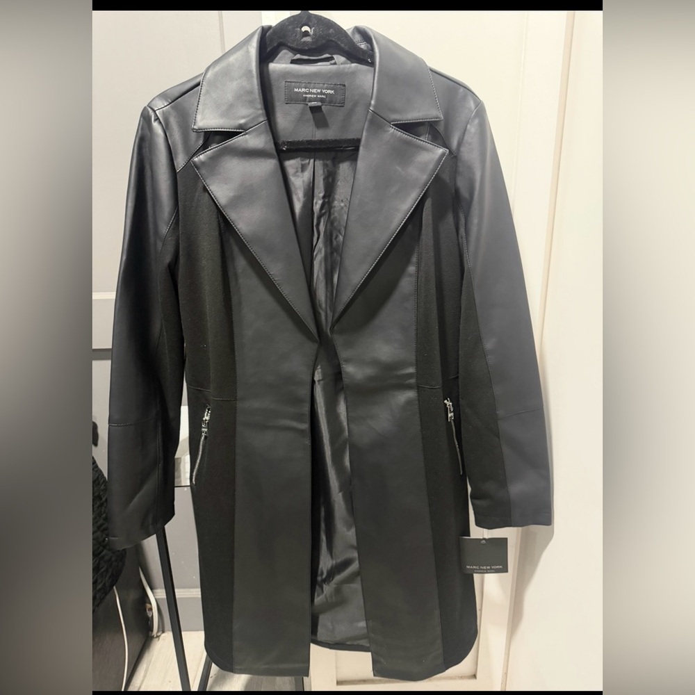 Marc New York Black Leather Jacket
